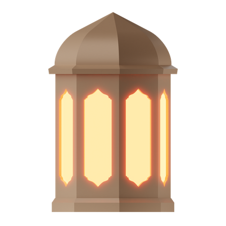 Islamic Lantern  3D Icon