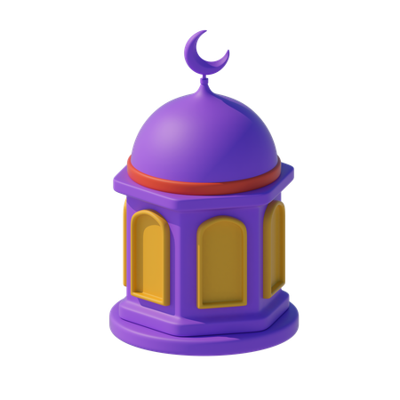 Islamic Lantern  3D Icon