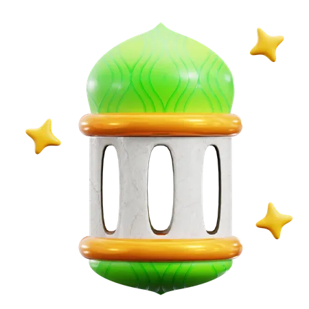 Islamic lantern  3D Icon