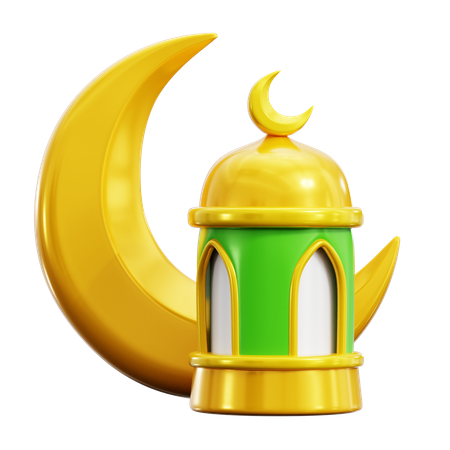 Islamic Lantern  3D Icon