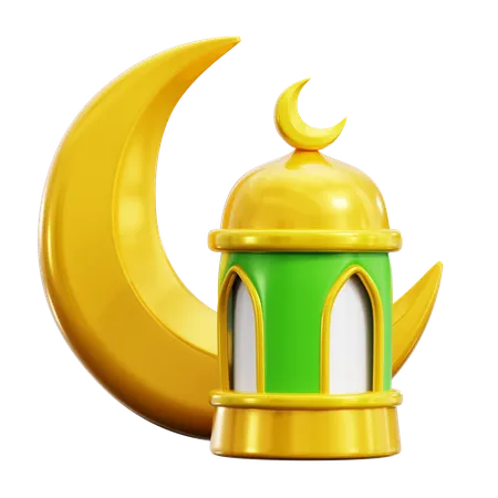 Islamic Lantern  3D Icon