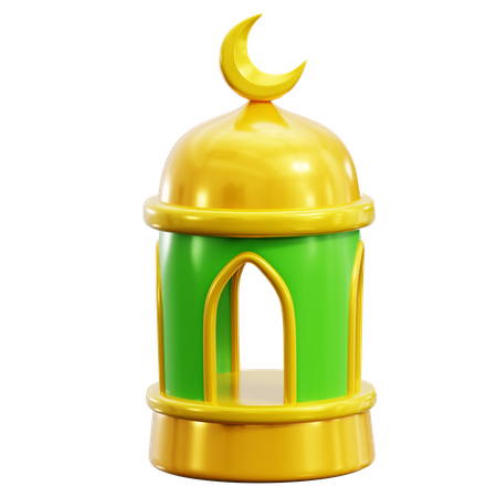 Islamic Lantern  3D Icon