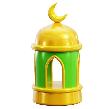 Islamic Lantern  3D Icon