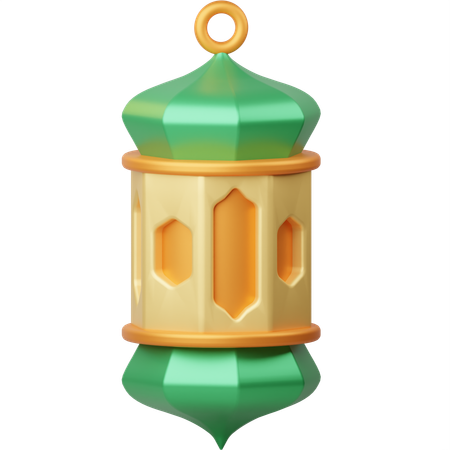 Islamic Lantern  3D Icon