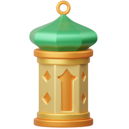 Islamic Lantern  3D Icon