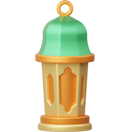 Islamic Lantern  3D Icon