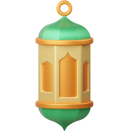 Islamic Lantern  3D Icon