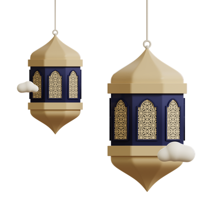 Islamic Lantern  3D Icon