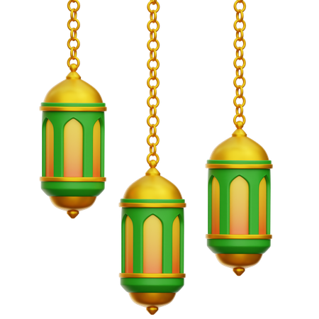 Islamic Lantern  3D Icon