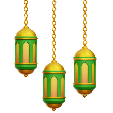 Islamic Lantern  3D Icon