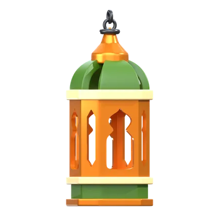 Islamic Lantern  3D Icon