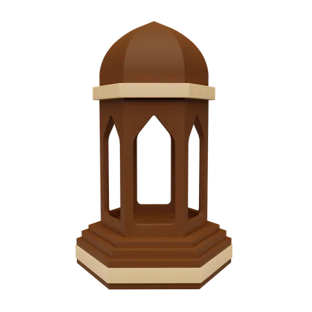 Islamic Lantern  3D Icon