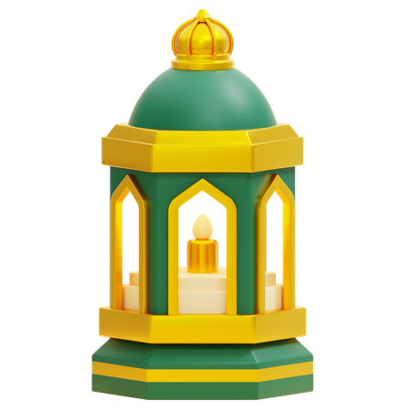 Islamic lantern  3D Icon