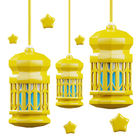 Islamic Lantern  3D Icon