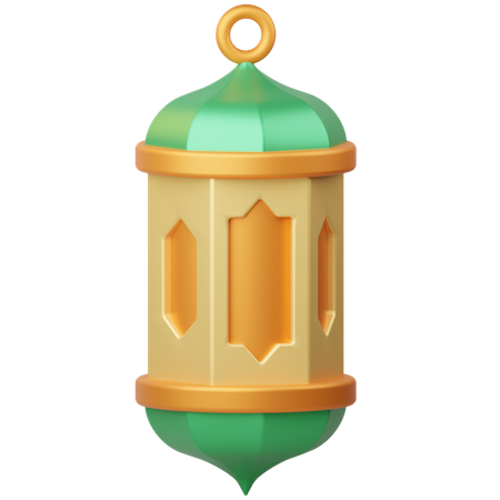 Islamic Lantern  3D Icon