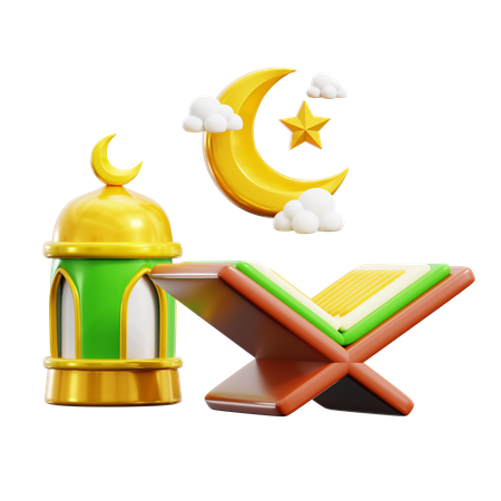 Islamic Lantern  3D Icon