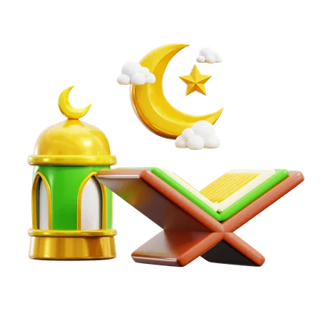 Islamic Lantern  3D Icon