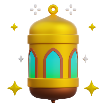 Islamic Lantern  3D Icon