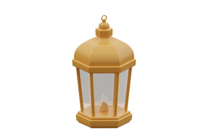 Islamic Lantern  3D Icon