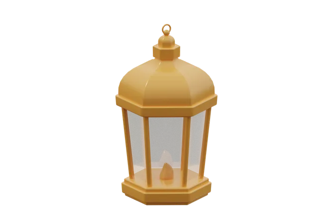 Islamic Lantern  3D Icon