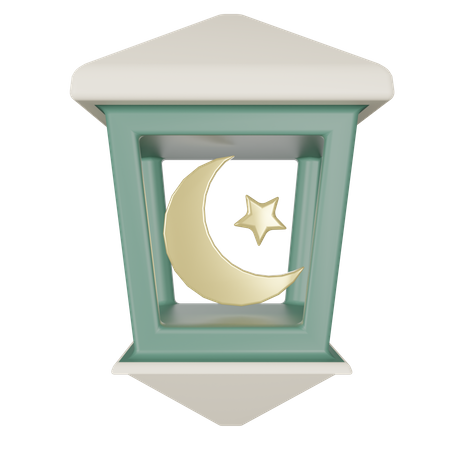 Islamic Lantern  3D Icon