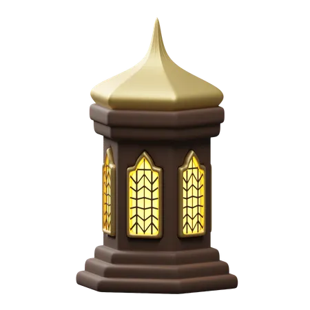 Islamic lantern  3D Icon