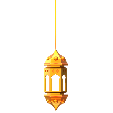 Islamic Lantern  3D Icon