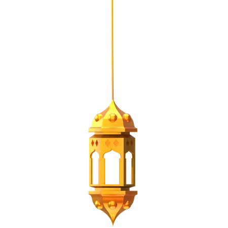 Islamic Lantern  3D Icon