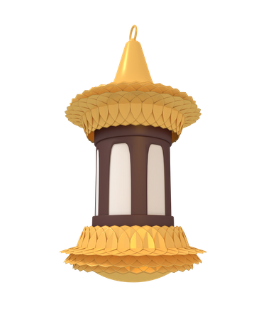 Islamic Lantern  3D Icon