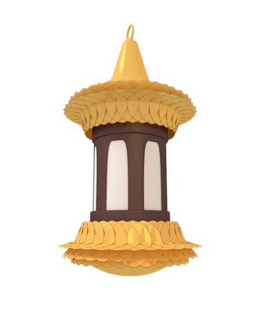 Islamic Lantern  3D Icon