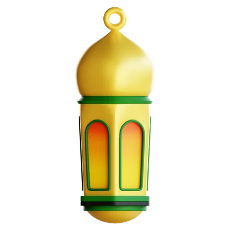 Islamic Lantern  3D Icon