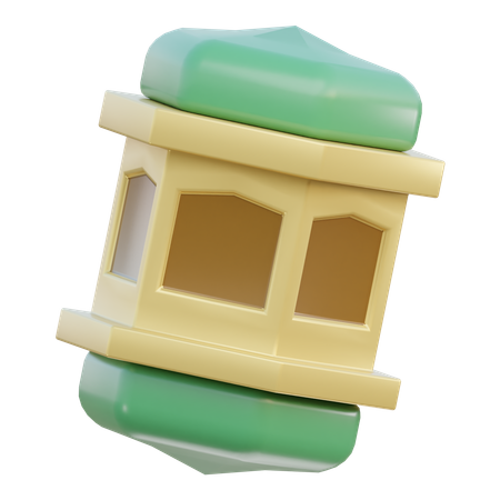 Islamic Lantern  3D Icon