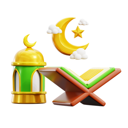 Islamic Lantern  3D Icon