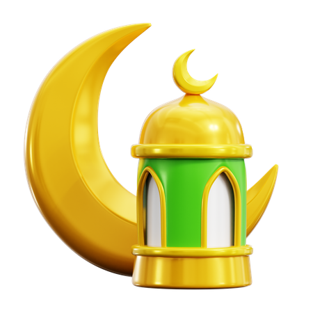 Islamic Lantern  3D Icon