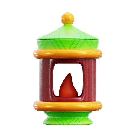Islamic lantern  3D Icon