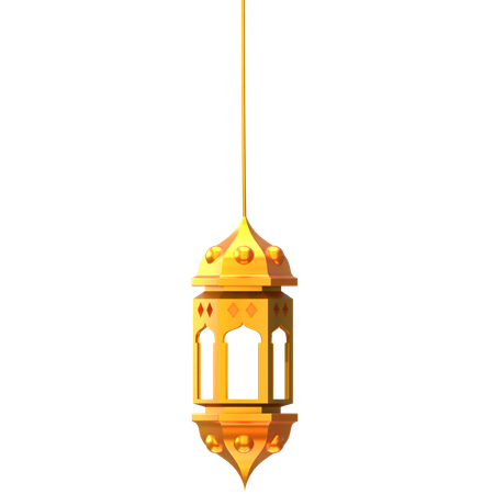Islamic Lantern  3D Icon