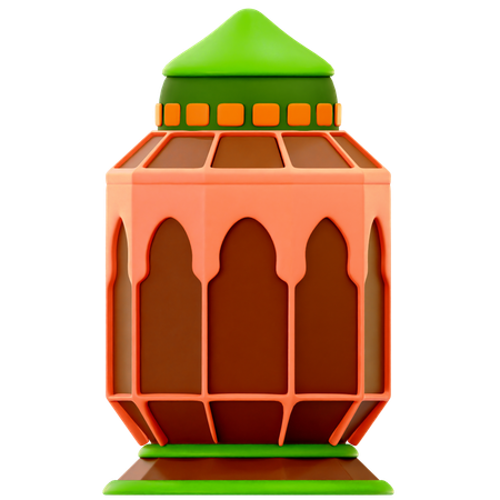 Islamic Lantern  3D Icon