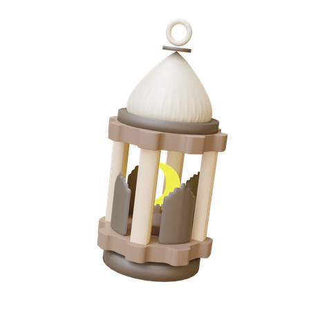 Islamic Lantern  3D Illustration