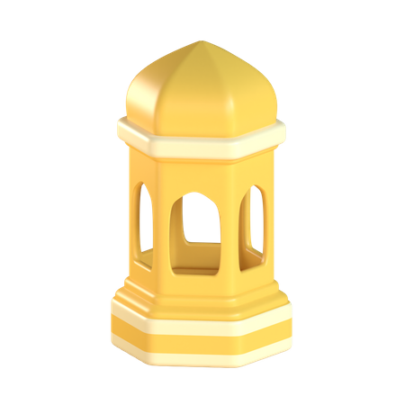 Islamic Lantern  3D Illustration