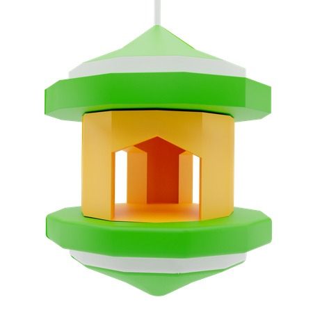 Islamic Lantern  3D Illustration