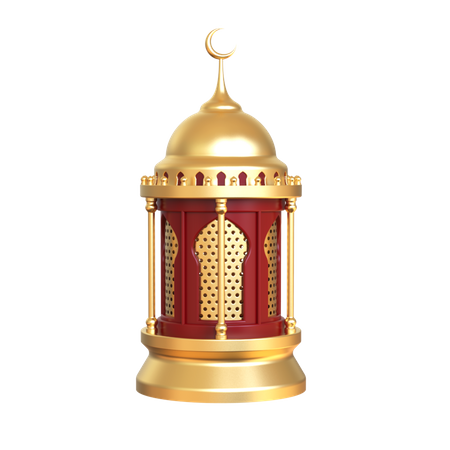 Islamic Lantern  3D Illustration