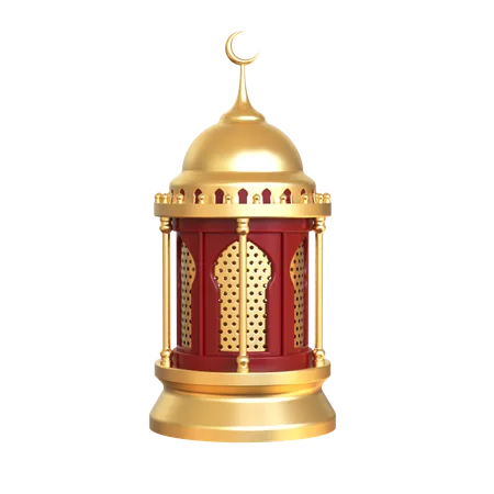 Islamic Lantern  3D Illustration