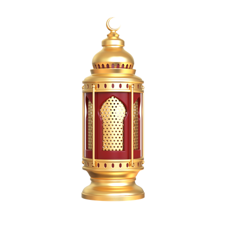 Islamic Lantern  3D Illustration