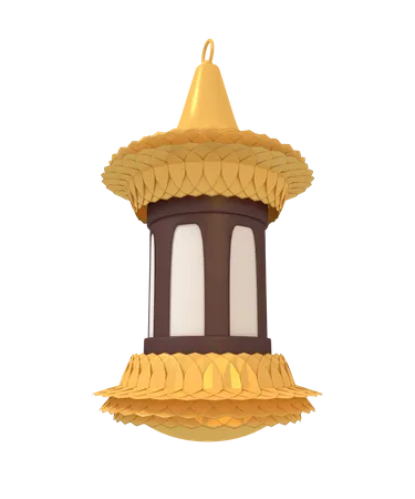 3 D Illustration Of Islamic Ramadan Lantern 3D Icon