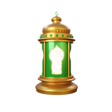 Islamic Lantern 3D Icon