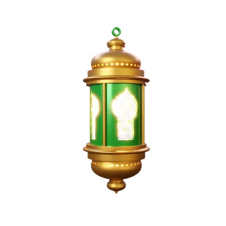 Islamic Lantern 3D Icon