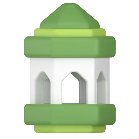 Symbol For Islamic Lantern 3D Icon