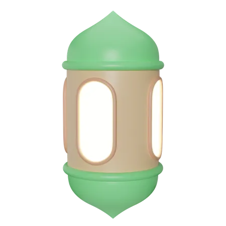 Islamic Lantern 3 D Illustration 3D Icon