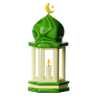 islamic lantern emoji 3d