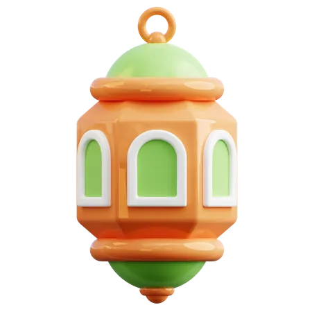 Islamic Lantern Lamp  3D Icon